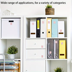 144 Pcs Folder Labels Self Adhesive Labeling Paper Name Sorting Stickers