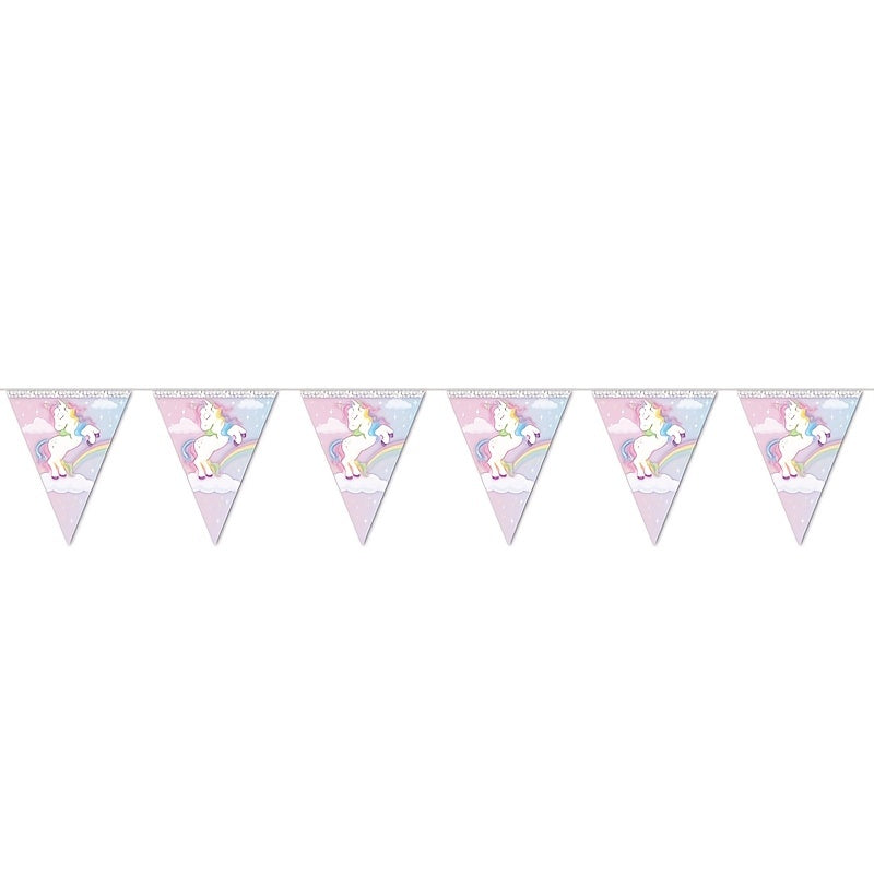34 Piece Unicorn Tableware Set for Magical Birthday Parties