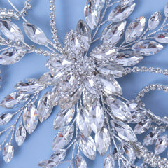 Rhinestone Headband Bridal Flower Headwear Wedding Hair Accessories Jewelry
