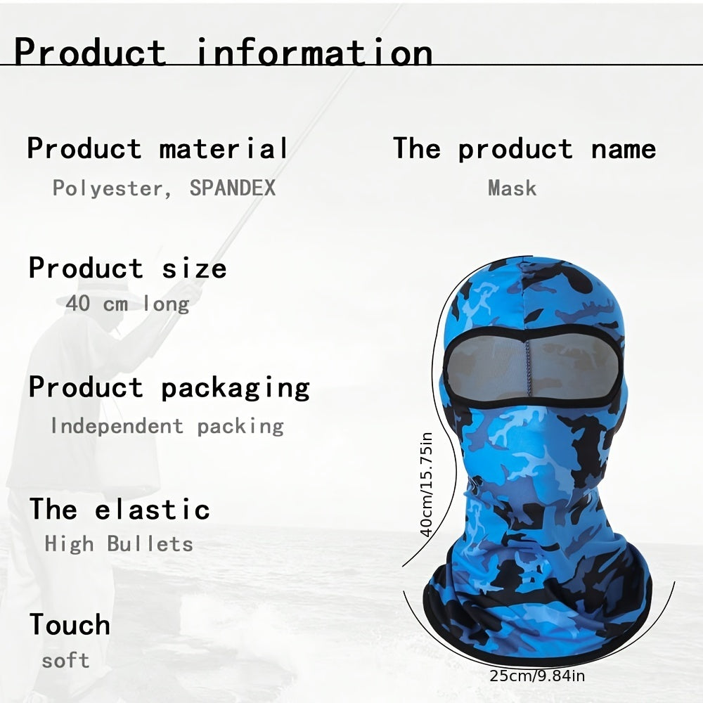 Summer Sports Cooling Face Mask Windproof Dustproof UV Protector Neck Gaiter
