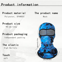 Summer Sports Cooling Face Mask Windproof Dustproof UV Protector Neck Gaiter