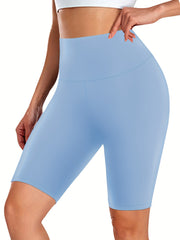 Women's High Stretch Yoga Shorts - Slim Fit and Comfortable