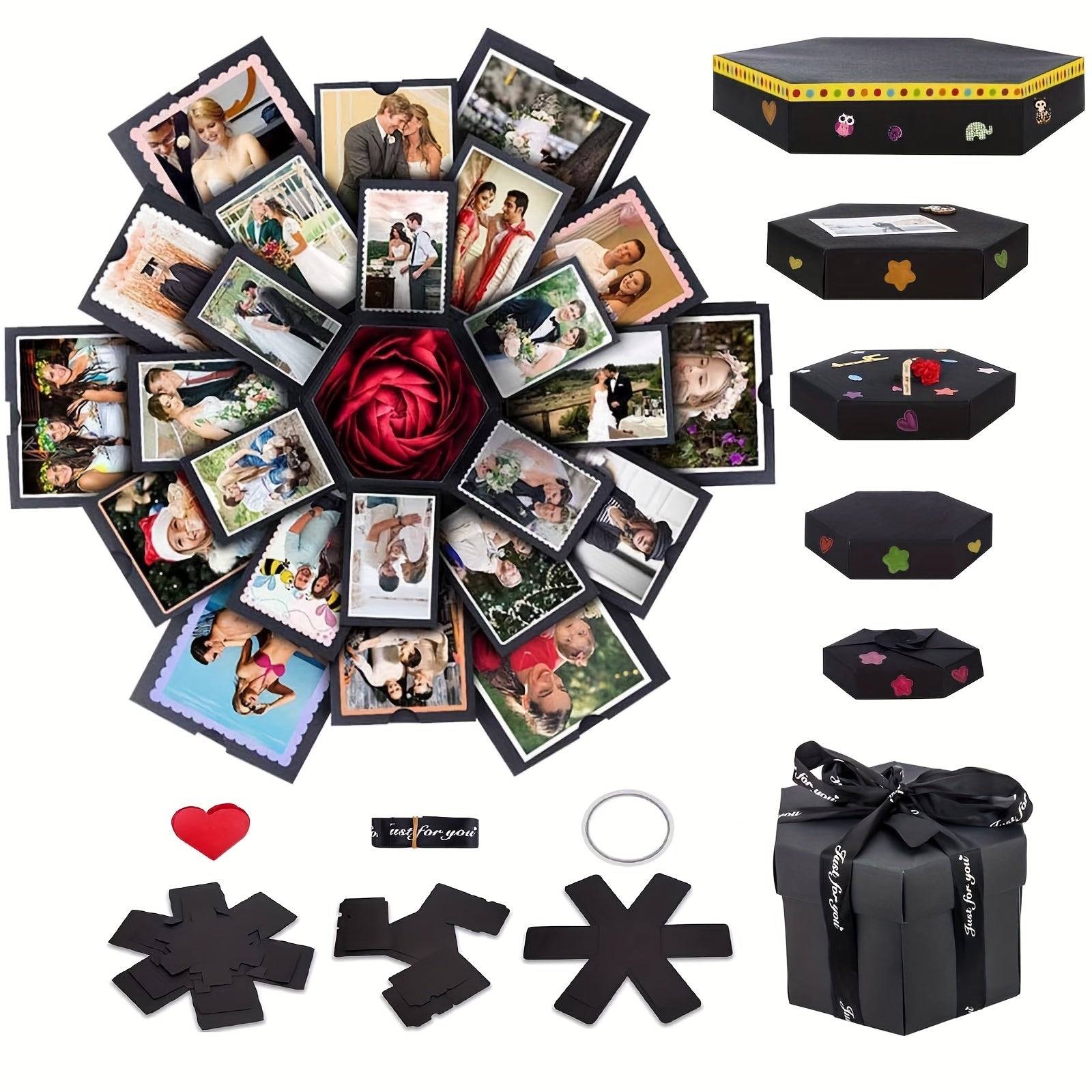 DIY Photo Album Scrapbook Surprise Gift Wedding