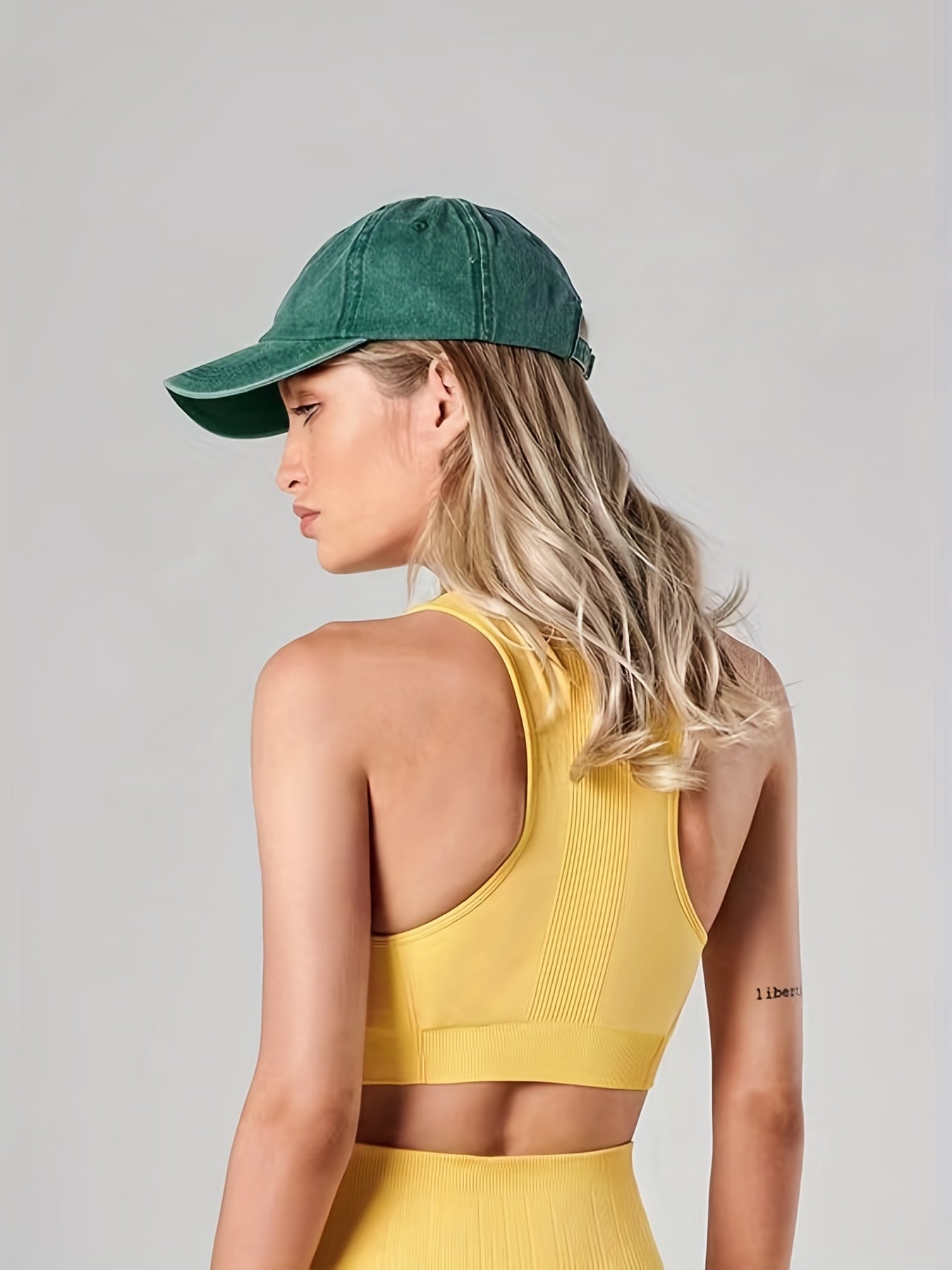 Women's Solid Tank Top Sports Bra - Comfortable Yoga Fitness Vest