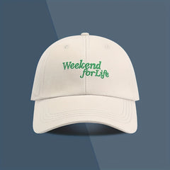 Versatile Letter Baseball Cap Outdoor Sunshade Peaked Cap