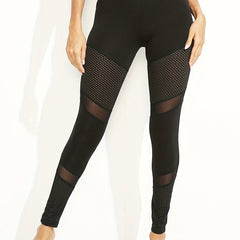 Breathable Mesh Yoga Leggings for Women