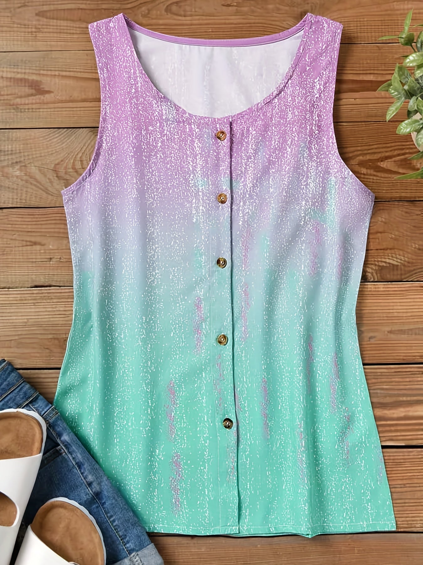 Women's Casual Sleeveless Tank Top for Summer