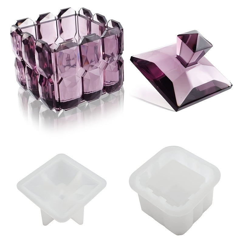 Box Resin Molds Jewelry Box Silicone Mold Trinket Storage Container