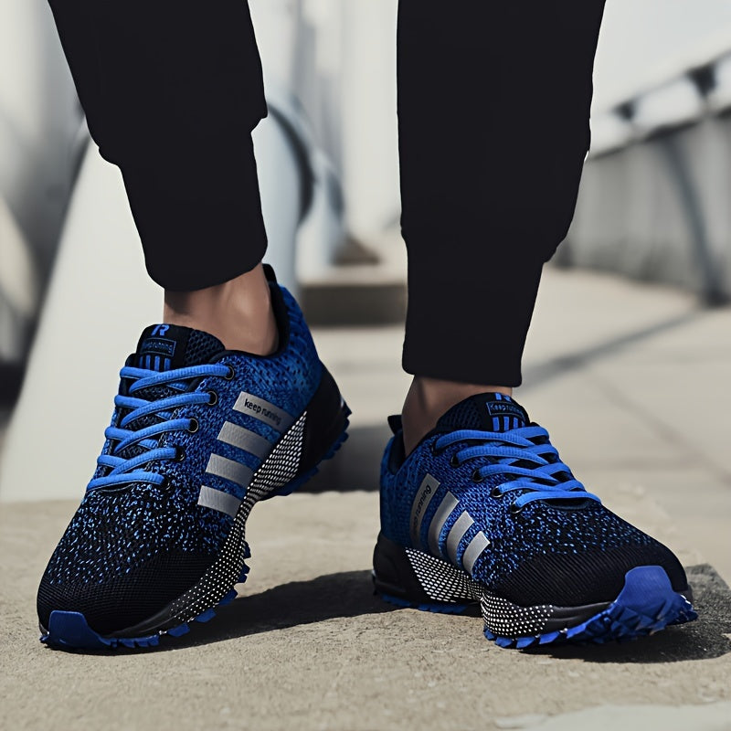 Men's Breathable Running Shoes, Shock Absorption, Non Slip Sneakers