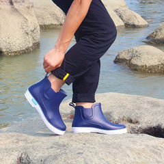 Men's Waterproof Non Slip Rain Boots for Outdoor Activities