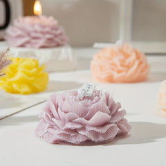 Purple Peony Flower Aromatherapy Candle for Camping Confessions Home Decor