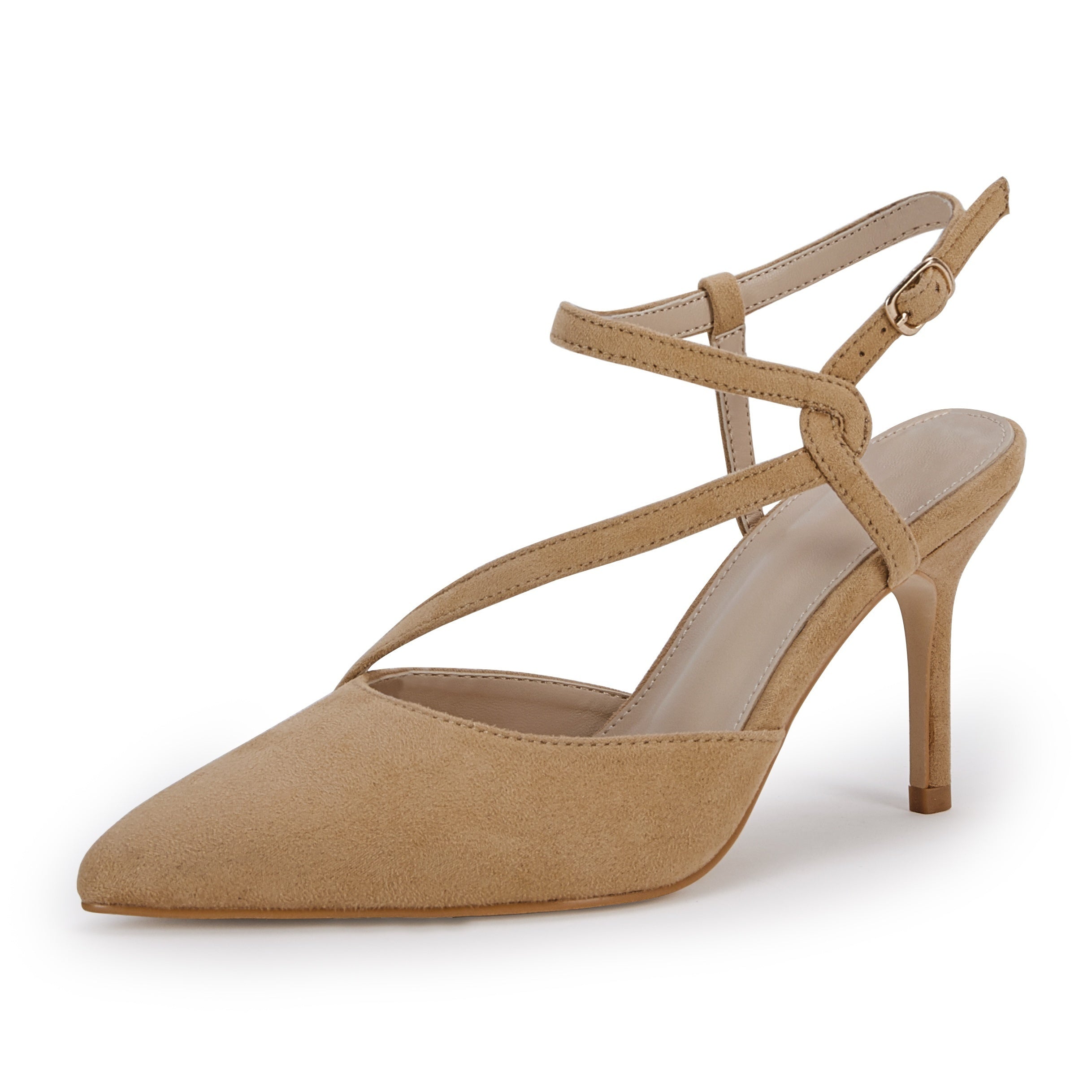 Women's Cross Strap Stiletto High Heel Sandals