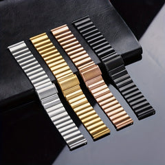 Stainless Steel Strap Quick Release Metal Band Smart Watch Bracelet