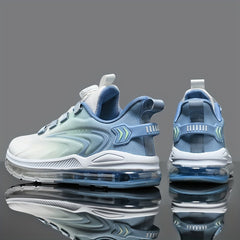 Men's Running Sneaker Elastic Band Air Cushion Shoes Gym