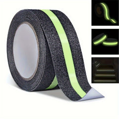 10M Anti Slip Traction Tape Green Stripe Adhesive Stair Tread Step
