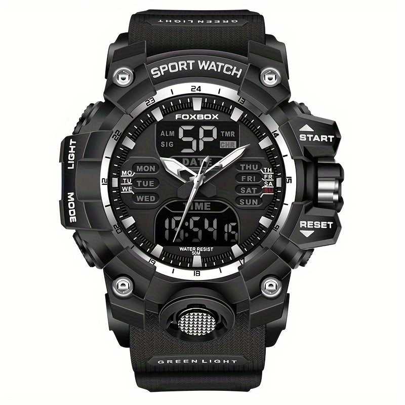Women's Military Sport Chronograph Watch Waterproof Quartz Digital