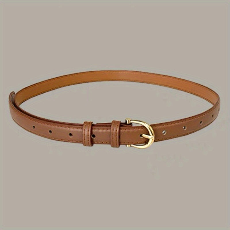 Men's PU Leather Belt Casual Daily Commuting Belt