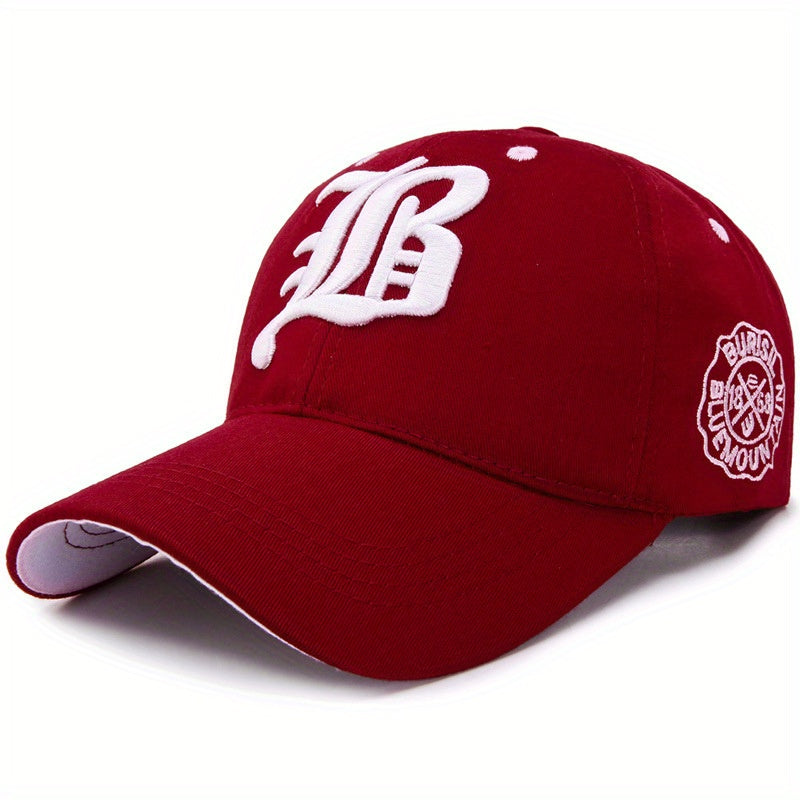 Embroidered Baseball Cap Lightweight Adjustable Breathable Trucker Sun Hat