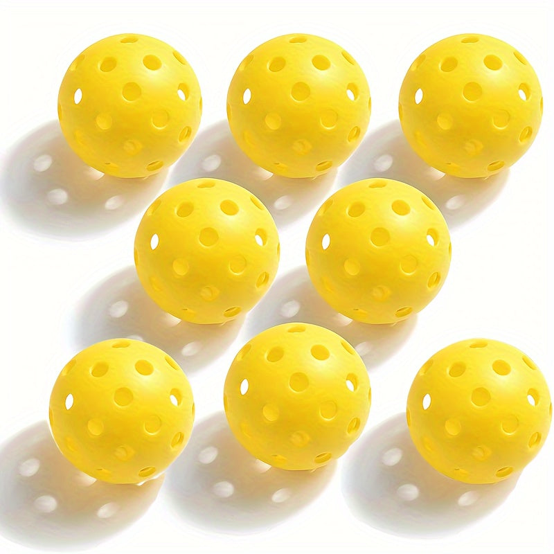 8pcs Durable Pickleballs 40 Hole Outdoor Sports Equipment For Adults