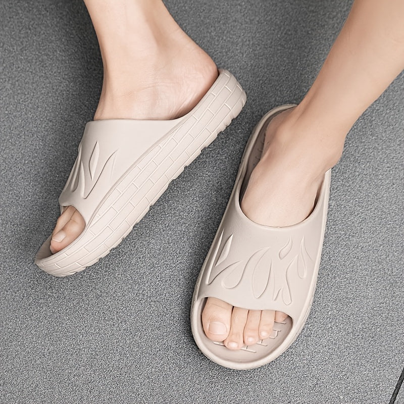 Men's Lightweight Slippers Open Toe Home Shoes Spring Summer
