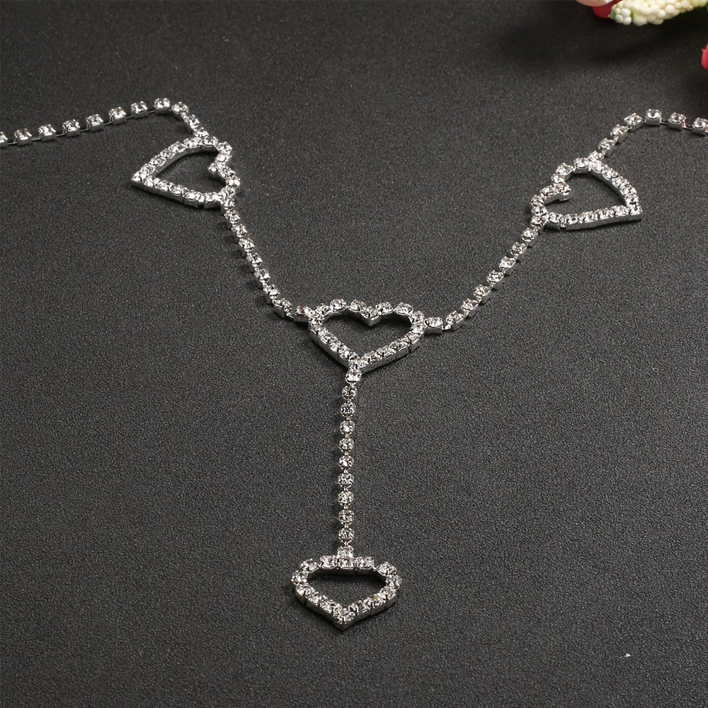 Delicate Rhinestone Waist Chain for Skirt Jeans Belt