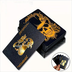 1pc Skulls Waterproof Playing Cards Perfect For Parties Games Halloween