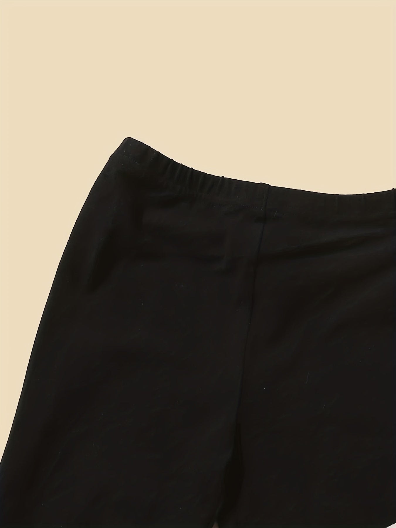 3pcs Girls Soft Bottoming Elastic Waist Shorts for Spring Summer