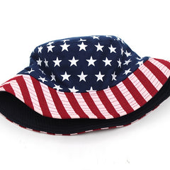 American Flag Star Spangled Fisherman Hat for Men and Women