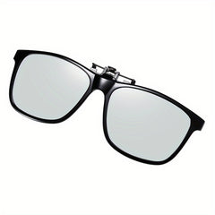 Polarized Clip on Sunglasses Anti Glare UV Protection Over Prescription Glasses