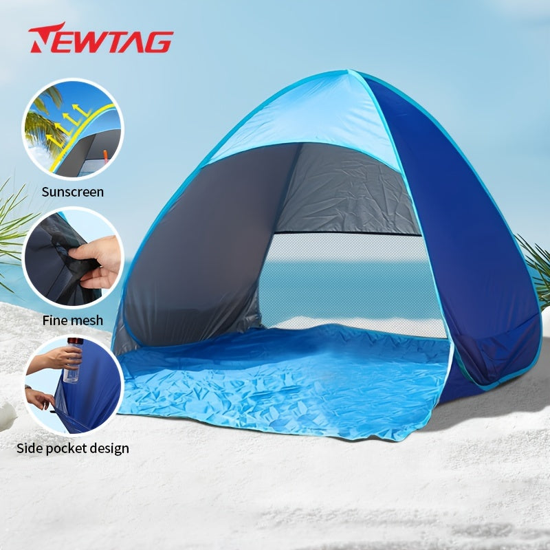 Fully Automatic Portable Beach Tent Sun Protection Lightweight