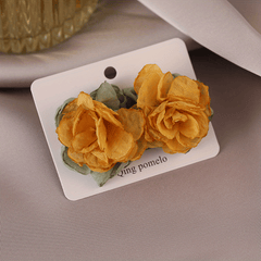 French Romantic Flower Earrings Niche Temperament Stud Jewelry