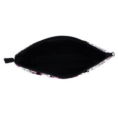 Purple Floral Gothic Makeup Bag and Skull Mini Bag