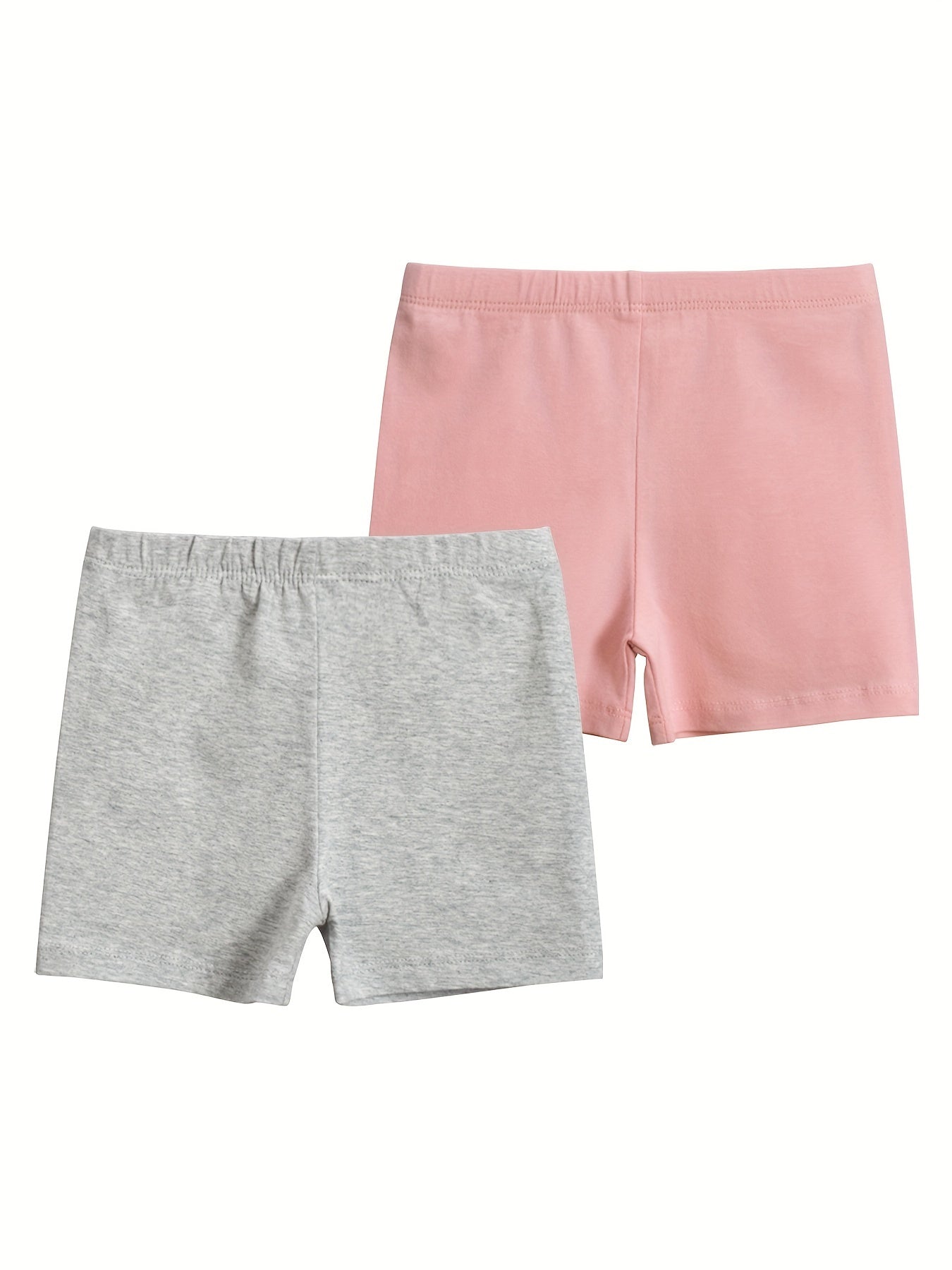 2pcs Toddler Girls Biker Shorts Safety Shorts Leggings Under Skirt Dress