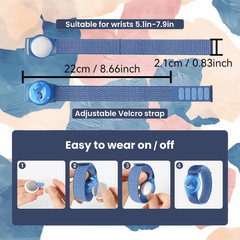 Adjustable Nylon Strap Airtag Holder Wristbands