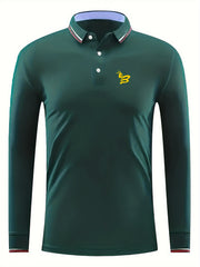 Men's Bee Print Long Sleeve Sports Shirt Top