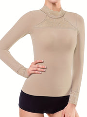 Lace Shaping Top Long Sleeve Slimming Underwear
