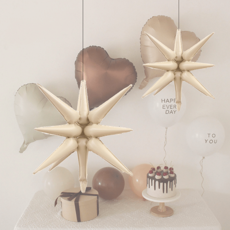 22 Inch Caramel Explosion Star Balloon Party Decoration