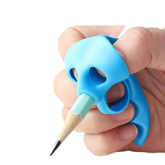 10pcs Calligraphy Pen Holder for Children, Silicone Magic Pencil Sleeve