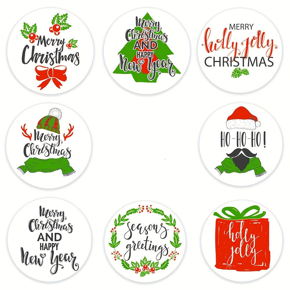 500pcs Christmas Decoration Stickers for Parties and Scrapbooking