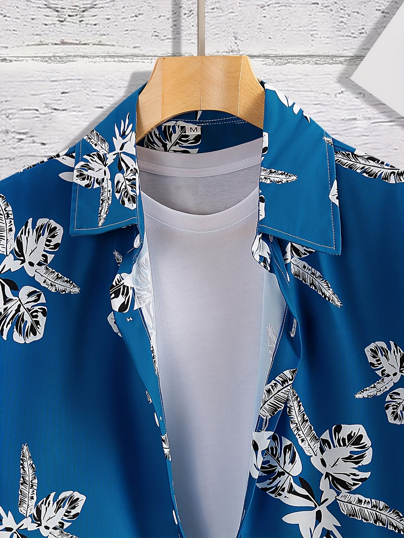 Men's Hawaiian Shirt Summer Vacation Resort Floral Pattern Short Sleeve