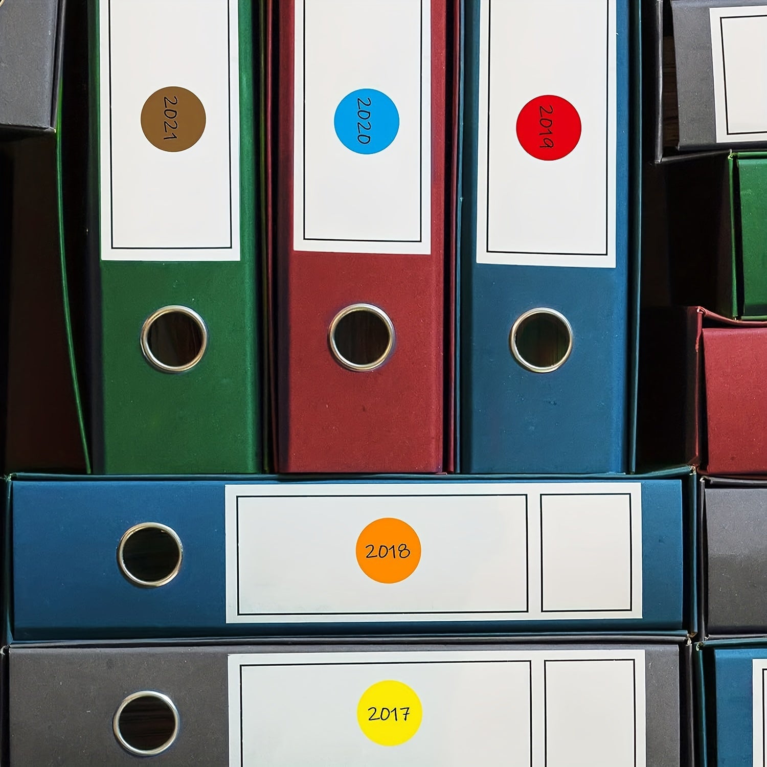1400 Round Dot Stickers 1.9cm Coding Labels 20 Colors