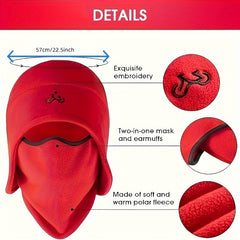 Warm Ski Helmet with Ear Protection for Cold Weather