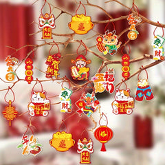 15pcs Spring Dragon Hanging Ornament Decoration