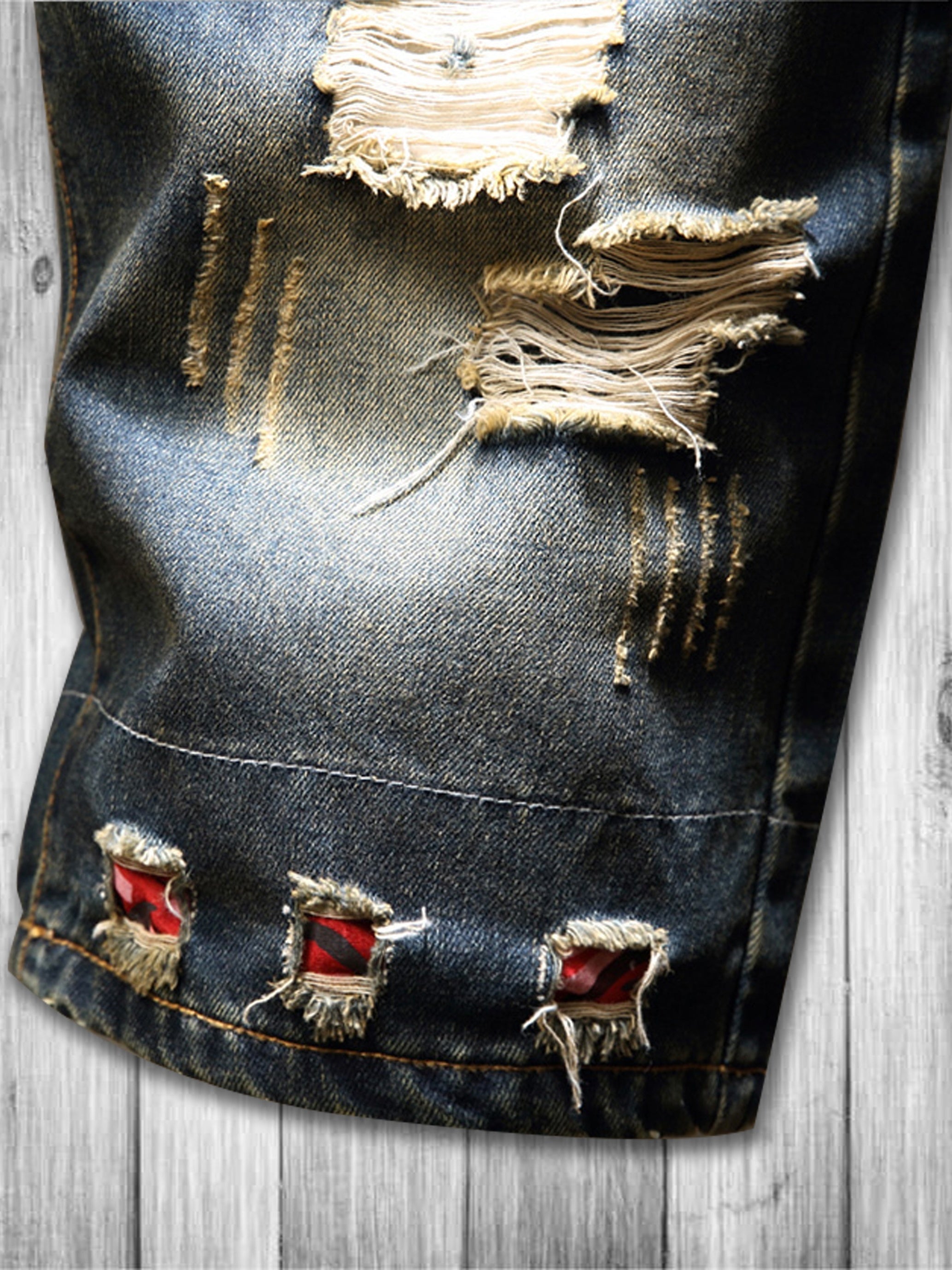 Men's Vintage Sky Ripped Jeans For Summer