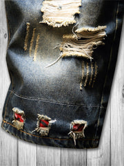 Men's Vintage Sky Ripped Jeans For Summer