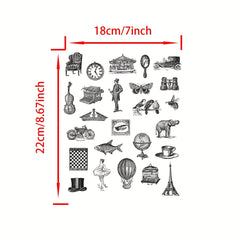 1pc Ancients Stamps Scrapbook Paper Craft Album Card Punch Art Stamps