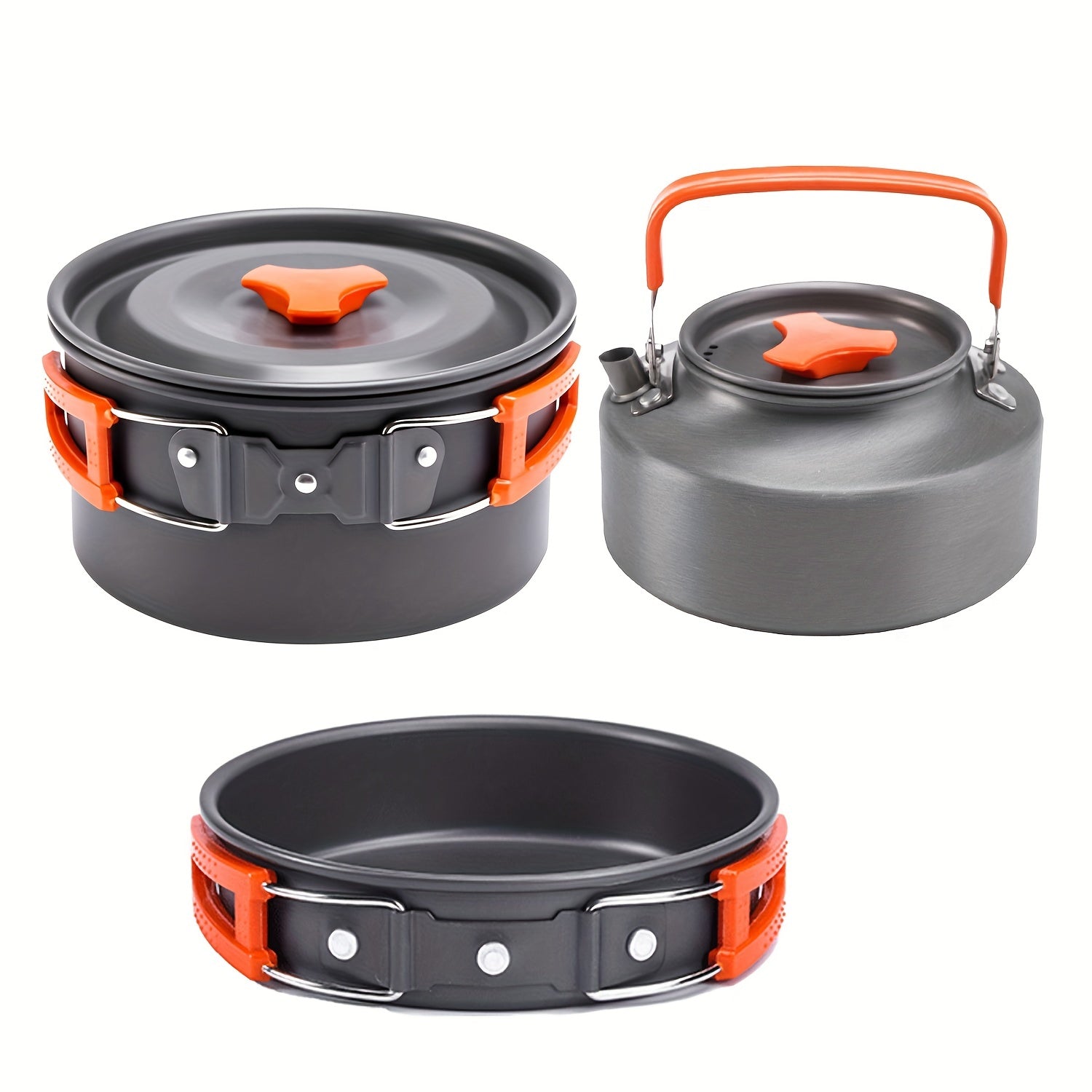 Aluminum Cooking Set with Storage Bag for Outdoor Camping
