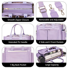 Canvas Mommy Tote Bag Multi-functional & Durable for Work & Travel