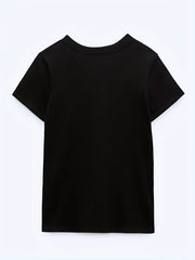 Letter Print Lounge Tops Crew Neck Women's Loungewear