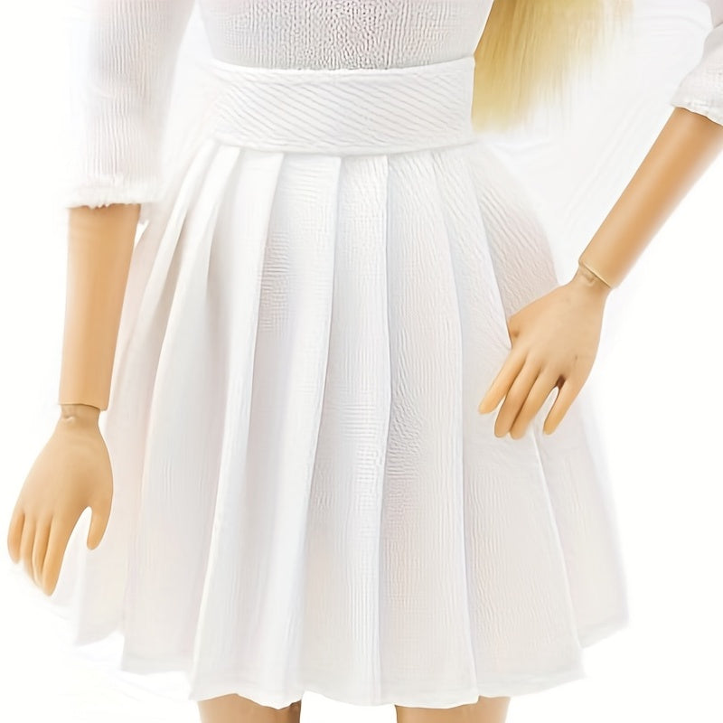 30cm Two-Piece Skirt Set Doll Clothes for Girls' Model Party Dress